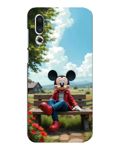 Чехол для Meizu 16s с картинкой «Микки на скамейке» Чехол для Meizu 16s с картинкой «Микки на скамейке»