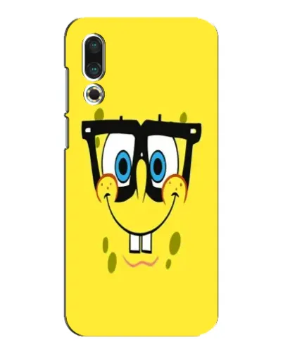 Чехол для Meizu 16s с картинкой «Минималистичный Спанч Боб» Чехол для Meizu 16s с картинкой «Минималистичный Спанч Боб»