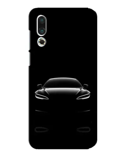 Чехол для Meizu 16s с картинкой «Силуэт Tesla Night» Чехол для Meizu 16s с картинкой «Силуэт Tesla Night»