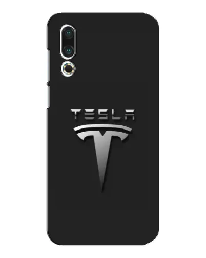 Чехол для Meizu 16s с картинкой «Стальной логотип Tesla» Чехол для Meizu 16s с картинкой «Стальной логотип Tesla»
