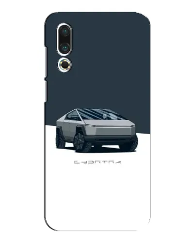 Чехол для Meizu 16s с картинкой «Серебристый Cybertruck Tesla» Чехол для Meizu 16s с картинкой «Серебристый Cybertruck Tesla»