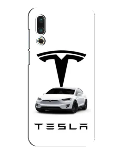Чехол для Meizu 16s с картинкой «Tesla White Style» Чехол для Meizu 16s с картинкой «Tesla White Style»