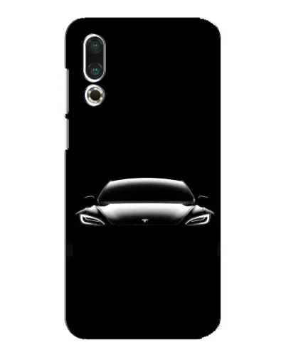 Чехол для Meizu 16s с картинкой «Фары Tesla Night» Чехол для Meizu 16s с картинкой «Фары Tesla Night»
