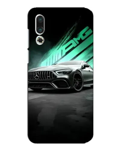 Чехол для Meizu 16s с картинкой «Темный Mercedes AMG»
