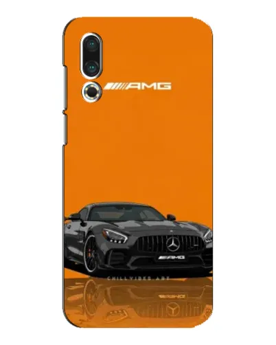 Чехол для Meizu 16s с картинкой «Оранжевый Mercedes AMG»