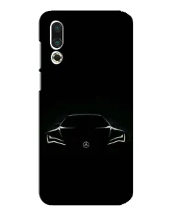 Чехол для Meizu 16s с картинкой «Mercedes — силуэт авто» Чехол для Meizu 16s с картинкой «Mercedes — силуэт авто»