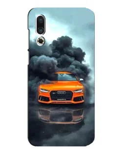 Чехол для Meizu 16s с картинкой «Audi в облаках дыма»
