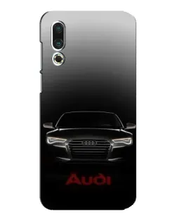 Чехол для Meizu 16s с картинкой «Audi — градиентный контур»