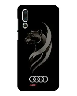 Чехол для Meizu 16s с картинкой «Графика — пантера и Audi»