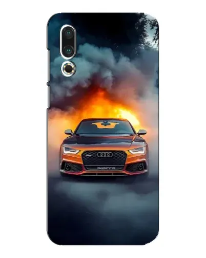 Чехол для Meizu 16s с картинкой «Audi в огненном дыму» Чехол для Meizu 16s с картинкой «Audi в огненном дыму»