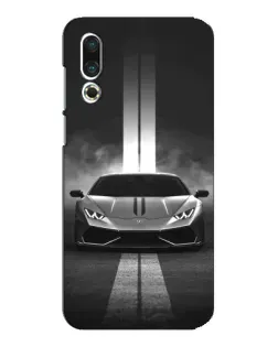 Чехол для Meizu 16s с картинкой «Lamborghini симметрия дорог»