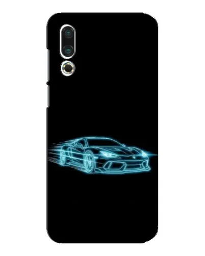 Чехол для Meizu 16s с картинкой «Неоновый контур Lamborghini» Чехол для Meizu 16s с картинкой «Неоновый контур Lamborghini»