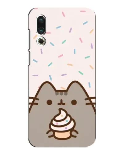 Чехол для Meizu 16s с картинкой «Пушин с кексом» Чехол для Meizu 16s с картинкой «Пушин с кексом»