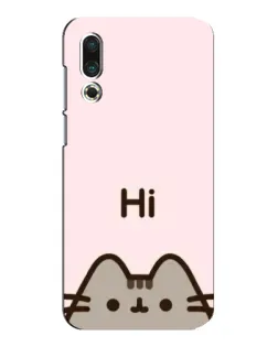 Чохол для Meizu 16s з картинкою «Пушин каже Hi» Чохол для Meizu 16s з картинкою «Пушин каже Hi»