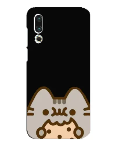 Чехол для Meizu 16s с картинкой «Пушин на черном» Чехол для Meizu 16s с картинкой «Пушин на черном»