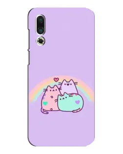 Чохол для Meizu 16s з картинкою «Веселкові Пушини» Чохол для Meizu 16s з картинкою «Веселкові Пушини»