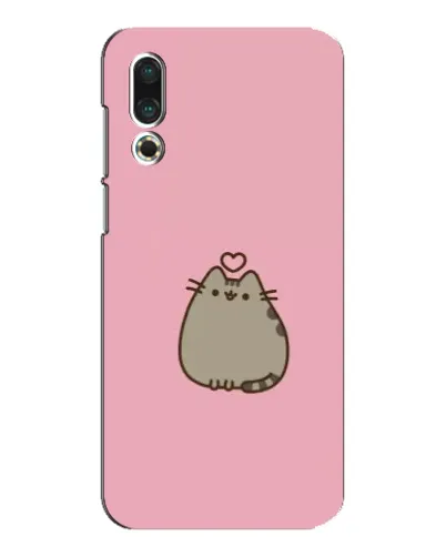 Чехол для Meizu 16s с картинкой «Pusheen сердце» Чехол для Meizu 16s с картинкой «Pusheen сердце»