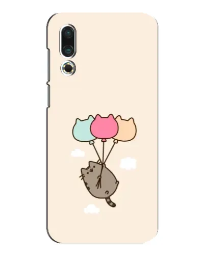 Чехол для Meizu 16s с картинкой «Пушин на шариках» Чехол для Meizu 16s с картинкой «Пушин на шариках»