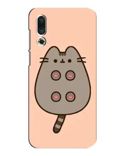 Чехол для Meizu 16s с картинкой «Пушин пузиком кверху» Чехол для Meizu 16s с картинкой «Пушин пузиком кверху»
