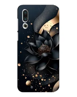 Чехол для Meizu 16s с картинкой «Черный лотос»