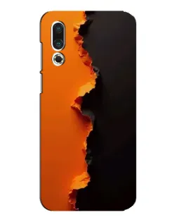 Чехол для Meizu 16s с картинкой «Оранжевый разлом»