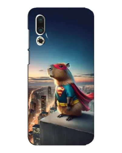 Чехол для Meizu 16s с картинкой «Капи-мен супергерой» Чехол для Meizu 16s с картинкой «Капи-мен супергерой»