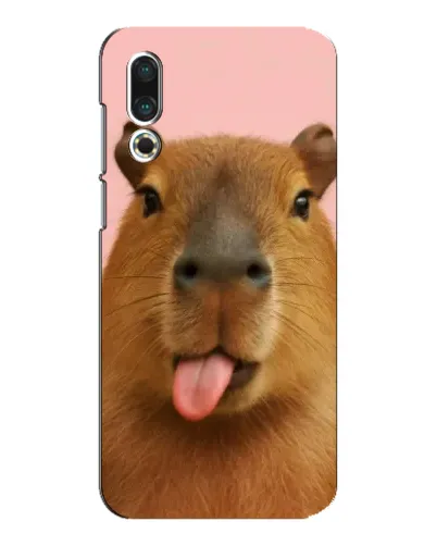 Чехол для Meizu 16s с картинкой «Капибара с языком» Чехол для Meizu 16s с картинкой «Капибара с языком»