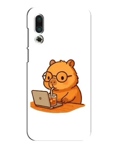 Чехол для Meizu 16s с картинкой «Капибара с ноутбуком» Чехол для Meizu 16s с картинкой «Капибара с ноутбуком»