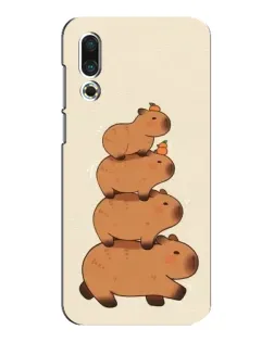 Чехол для Meizu 16s с картинкой «Башня из капибар»