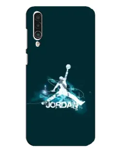Чехол для Meizu 16xs с картинкой «Jordan Blue Fire»