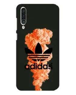Чехол для Meizu 16xs с картинкой «Оранжевый дым Adidas»