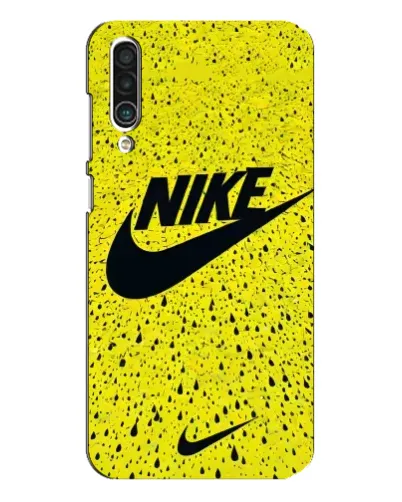 Чехол для Meizu 16xs с картинкой «Желтый текстурный Nike»