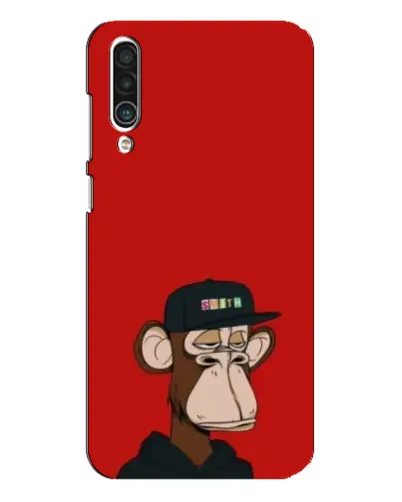 Чехол для Meizu 16xs с картинкой «Bored Ape — красный фон»
