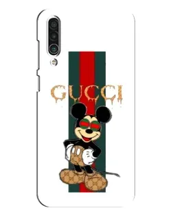 Чохол для Meizu 16xs з картинкою «Міккі Маус Gucci — смуги»
