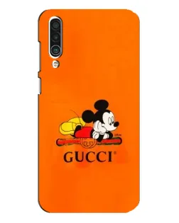 Чохол для Meizu 16xs з картинкою «Міккі Маус Gucci — помаранч»