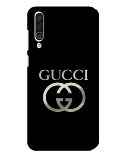 Чохол для Meizu 16xs з картинкою «Gucci — золото на чорному»