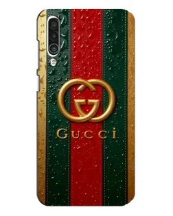 Чохол для Meizu 16xs з картинкою «Gucci — фірмова смуга та золото»