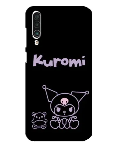 Чехол для Meizu 16xs с картинкой «Kuromi — черный минимализм»