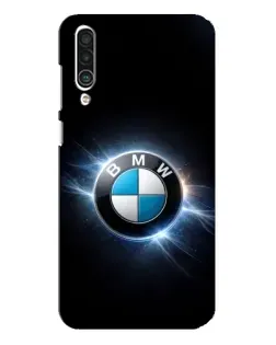 Чохол для Meizu 16xs з картинкою «BMW — неонове сяйво»