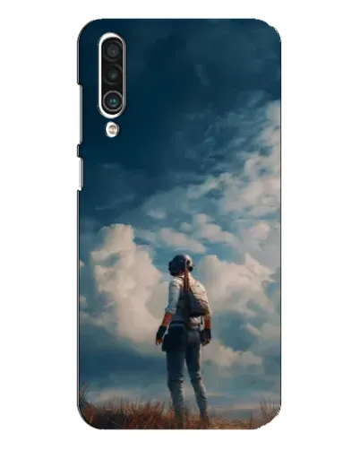 Чехол для Meizu 16xs с картинкой «Герой PUBG на скале»