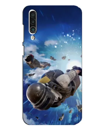 Чехол для Meizu 16xs с картинкой «Десант PUBG — прыжок»