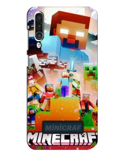 Чехол для Meizu 16xs с картинкой «Minecraft герои игры»