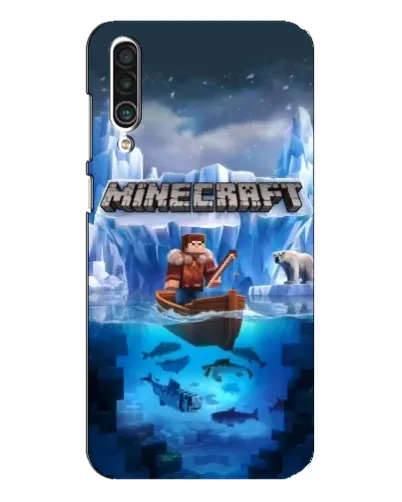 Чехол для Meizu 16xs с картинкой «Minecraft ледяной мир»