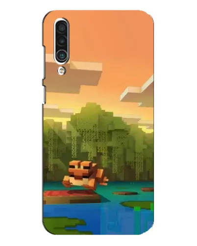 Чехол для Meizu 16xs с картинкой «Майнкрафт закат солнца»