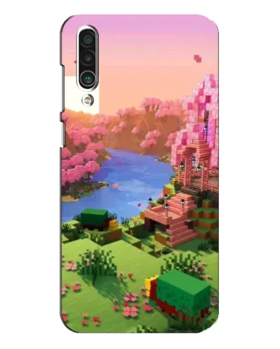 Чехол для Meizu 16xs с картинкой «Розовое дерево Minecraft»