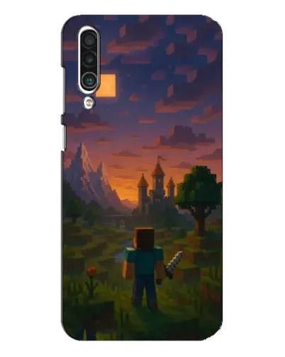 Чехол для Meizu 16xs с картинкой «Стив у башни»