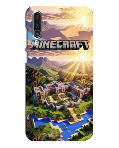 Чехол для Meizu 16xs с картинкой «Minecraft панорама»