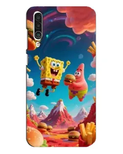 Чехол для Meizu 16xs с картинкой «Космический фастфуд»