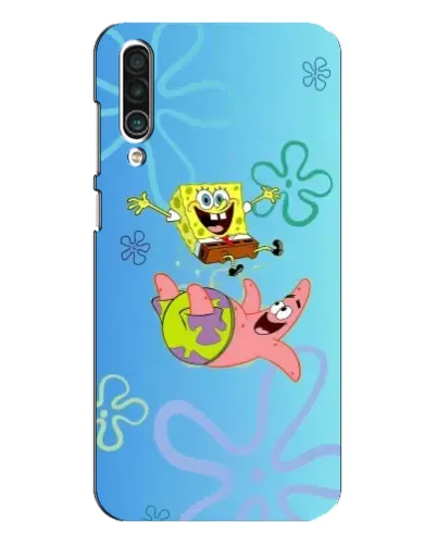 Чехол для Meizu 16xs с картинкой «Спанч Боб и Патрик»
