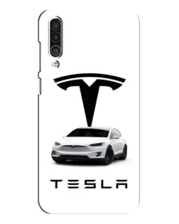 Чохол для Meizu 16xs з картинкою «Tesla White Style»
